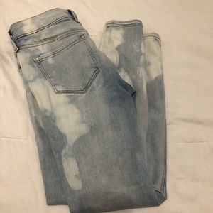 Old Navy- Rockstar super skinny acid wash jeans